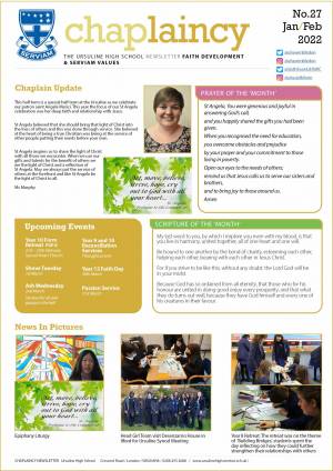CHAPLAINCY NEWSLETTER JAN FEB 22 lines