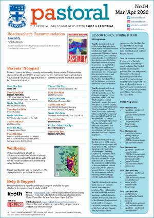 PASTORAL NEWSLETTER MAR APR 2022