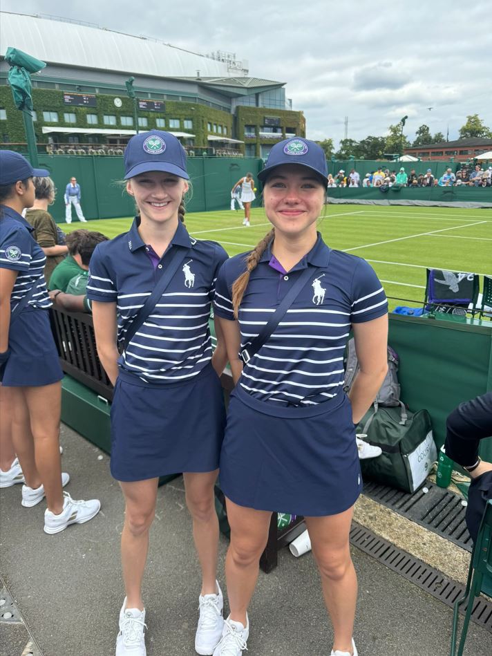 Wimbledon ball girl outfit top